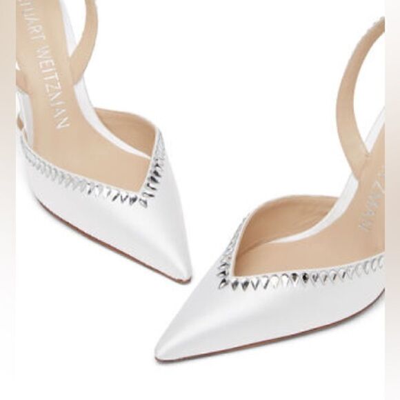 Stuart Weitzman
crystal-embellished slingback 110mm pumps - Picture 3 of 11